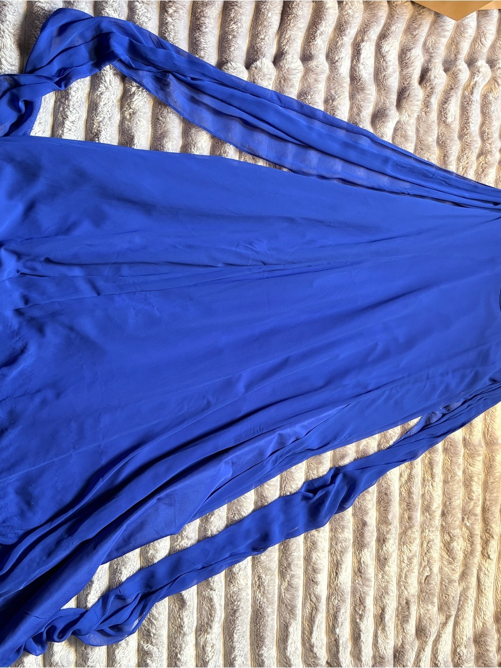 Elegant Royal Blue Women's Dress